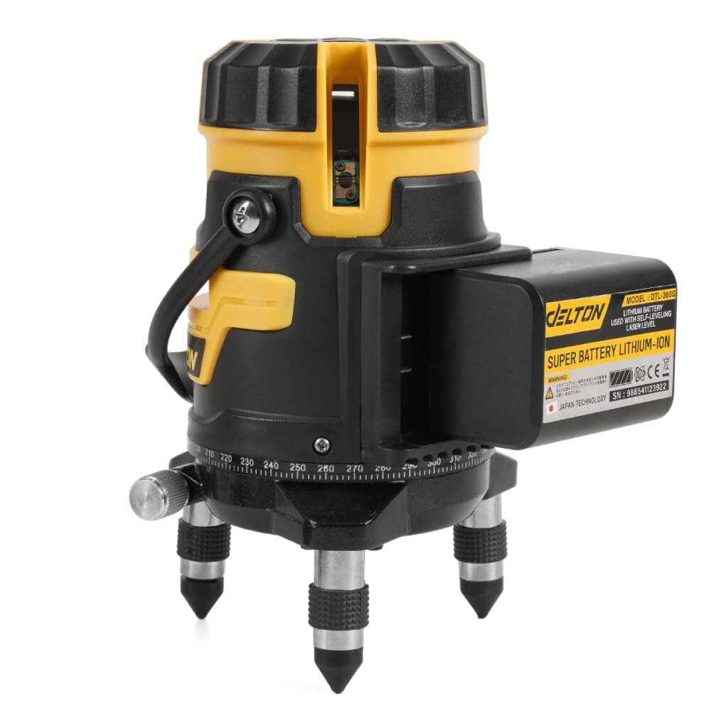 เครื่องวัดระดับเลเซอร์ DELTON รุ่น DTL-360G 5 เส้น 360 องศา